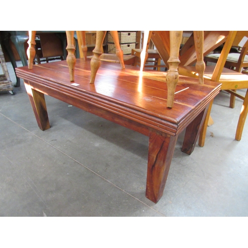 2310 - An Eastern hardwood coffee table 109 x 59cm