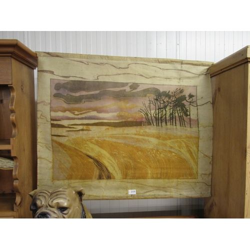 2335 - An artist Batik wall hanging of marshes at snape maltings     (R) £25