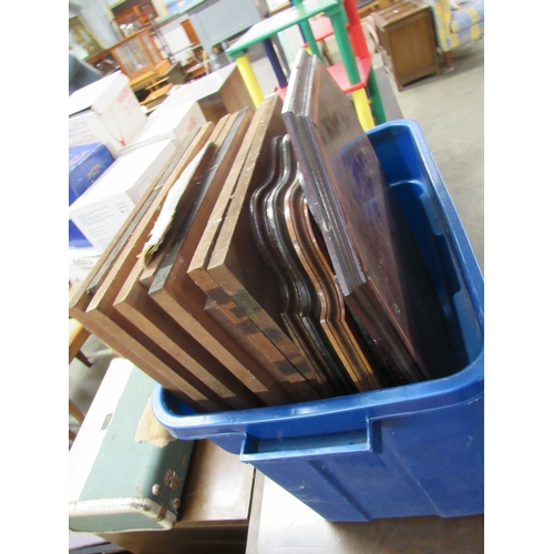 2391 - A box of hardwood sections etc.