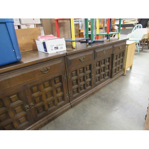 2394 - Two oak sideboards