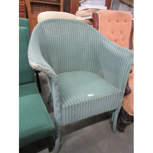 2463 - A Lloyd Loom conservatory chair