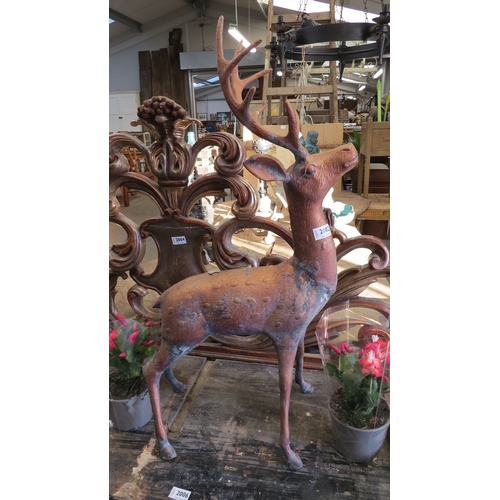 2002 - A metal painted reindeer