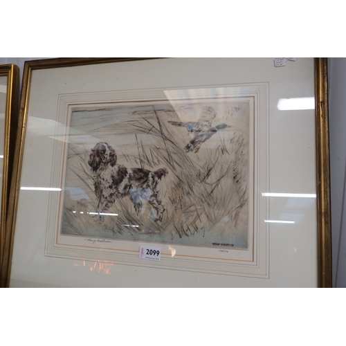 2099 - A pair of limited edition colour engravings pencil signed by the artist Henry Wilkinson 53/150 and 1... 