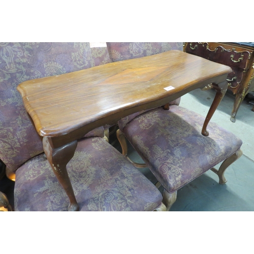 2187 - An Art Deco walnut coffee table   (E) £10-15