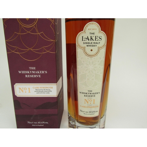 8002 - The Lakes Single Malt Whisky, No.1 Cask Strength The Winemaker's Reserve, 70cl, boxed       (R) £700... 