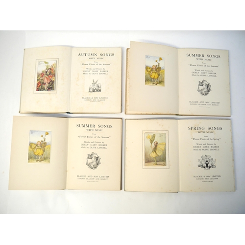 6022 - Cicely Mary Barker, 7 titles, including: 'Spring Songs with Music from 