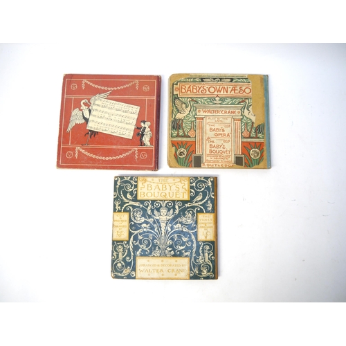 6040 - Six late C19th colour illustrated books by Walter & Thomas Crane, including Walter Crane, 4 titles: ... 