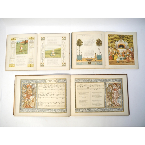 6040 - Six late C19th colour illustrated books by Walter & Thomas Crane, including Walter Crane, 4 titles: ... 