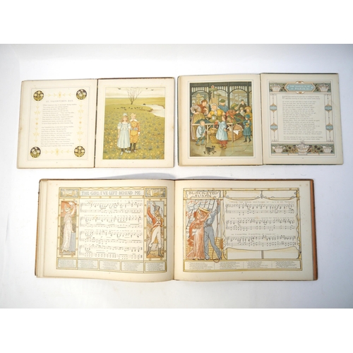 6040 - Six late C19th colour illustrated books by Walter & Thomas Crane, including Walter Crane, 4 titles: ... 