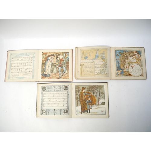 6040 - Six late C19th colour illustrated books by Walter & Thomas Crane, including Walter Crane, 4 titles: ... 