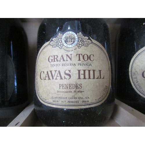 8171 - 1985 Cavas Hill, Gran Toc Reserva Privada x 4, in original case