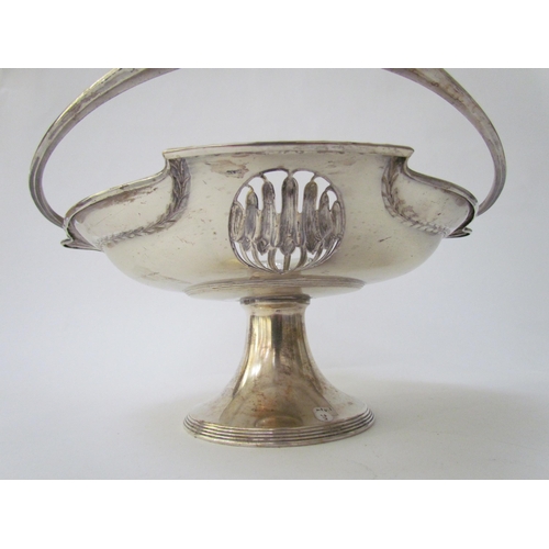 7534 - A WMF swing handled raised fruit basket Circa 1910  (E)  £25-30