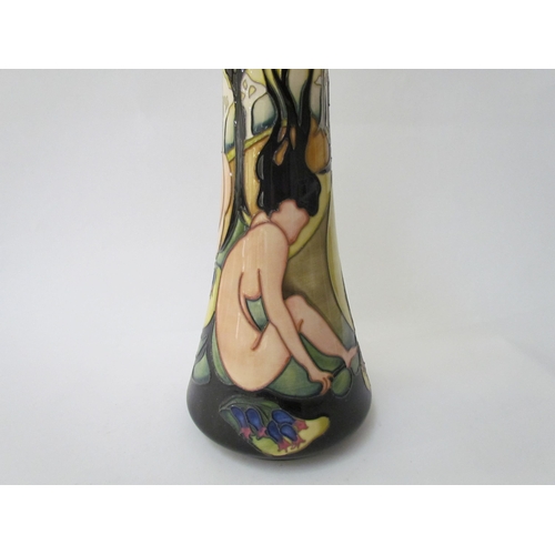 7537 - A Moorcroft Moonshadows Trial pattern vase, 40.5cm tall  (R)  £100