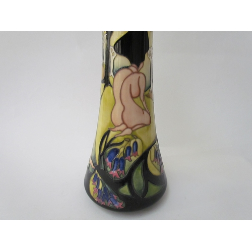 7537 - A Moorcroft Moonshadows Trial pattern vase, 40.5cm tall  (R)  £100