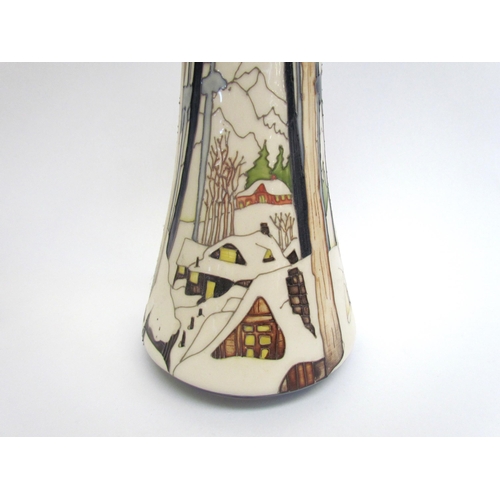 7543 - A Moorcroft Fleur De Luce Trial pattern vase, 40.5cm tall  (R)  £140  NEXT SPECIAL