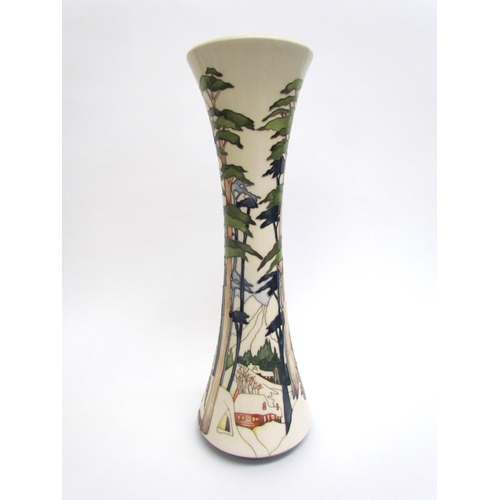 7543 - A Moorcroft Fleur De Luce Trial pattern vase, 40.5cm tall  (R)  £140  NEXT SPECIAL