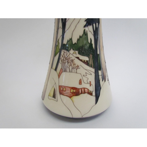 7543 - A Moorcroft Fleur De Luce Trial pattern vase, 40.5cm tall  (R)  £140  NEXT SPECIAL