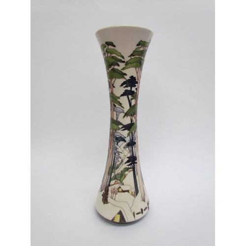 7543 - A Moorcroft Fleur De Luce Trial pattern vase, 40.5cm tall  (R)  £140  NEXT SPECIAL