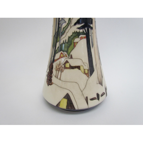 7543 - A Moorcroft Fleur De Luce Trial pattern vase, 40.5cm tall  (R)  £140  NEXT SPECIAL