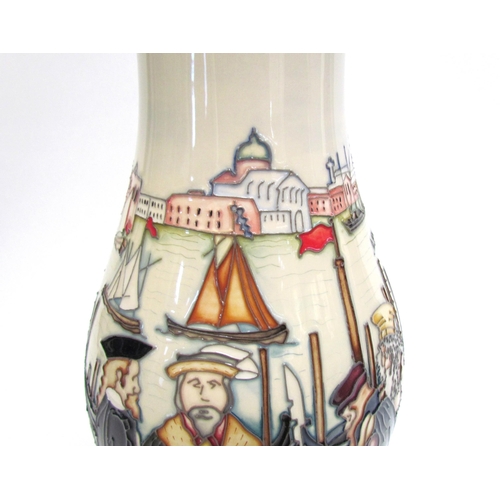 7548 - A Moorcroft Merchant's of Venice vase by Paul Hilditch 11/56, 31cm tall  (R)  £200  NEXT SPECIAL