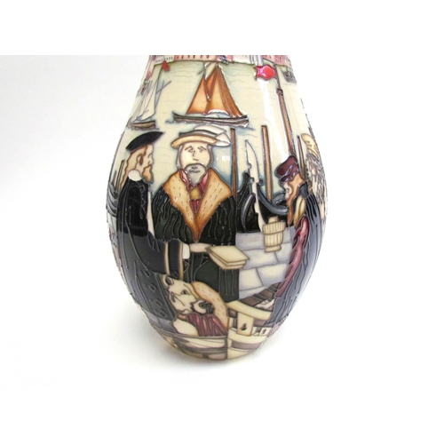 7548 - A Moorcroft Merchant's of Venice vase by Paul Hilditch 11/56, 31cm tall  (R)  £200  NEXT SPECIAL