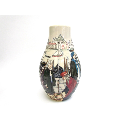 7548 - A Moorcroft Merchant's of Venice vase by Paul Hilditch 11/56, 31cm tall  (R)  £200  NEXT SPECIAL