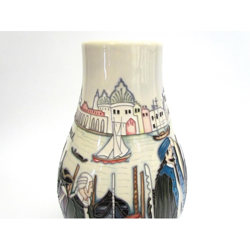 7548 - A Moorcroft Merchant's of Venice vase by Paul Hilditch 11/56, 31cm tall  (R)  £200  NEXT SPECIAL