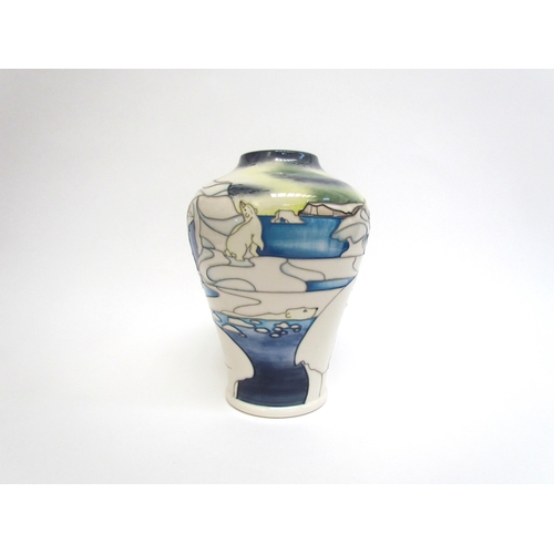 7549 - A Moorcroft Trial vase 