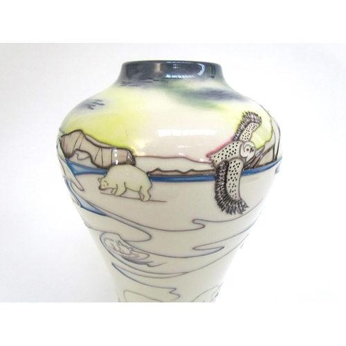 7549 - A Moorcroft Trial vase 