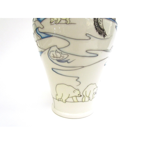 7549 - A Moorcroft Trial vase 