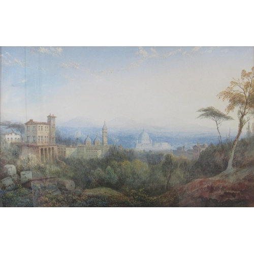 7032 - A late 19th Century landscape depicting 