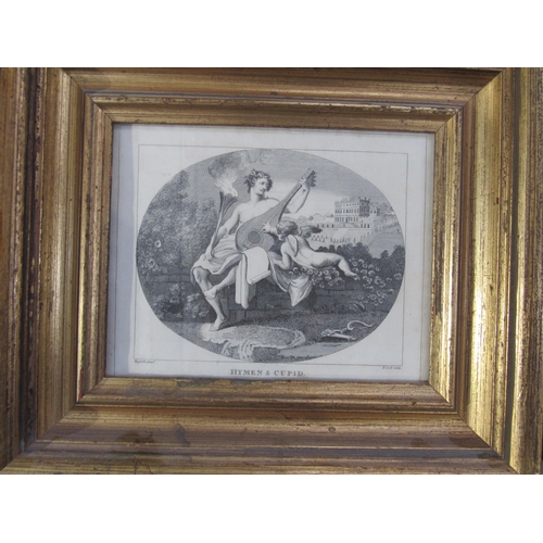 7044 - Three gilt framed late 18th/early 19th Century engravings including 