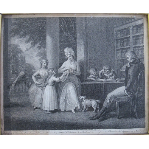 7044 - Three gilt framed late 18th/early 19th Century engravings including 