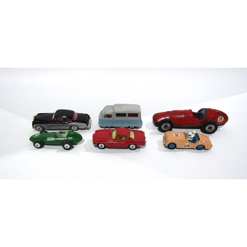 7169 - Vintage toys including Tri-ang Austin Healey a/f, Corgi die-cast Vanwall, Volvo, Bentley and Dinky T... 