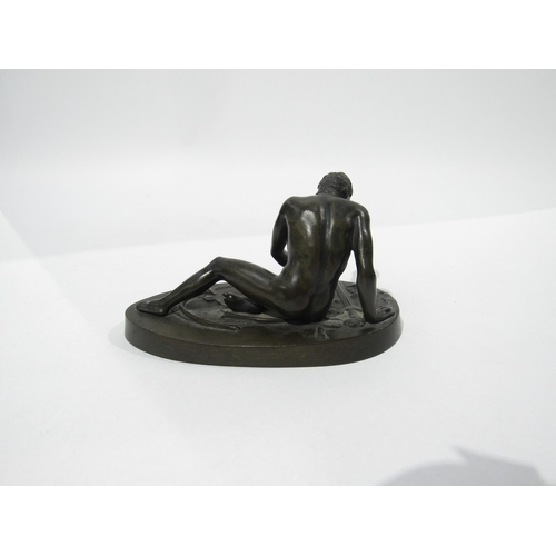 7225 - A late 19th Century Grand tour souvenir bronze figure 