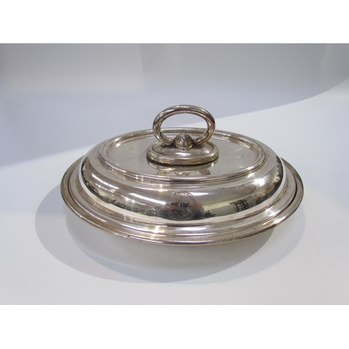 7641 - BRITISH ANTARCTIC EXPEDITION 1910-1913: A rare electroplated Walker and Hall tureen, loop handle, wi... 