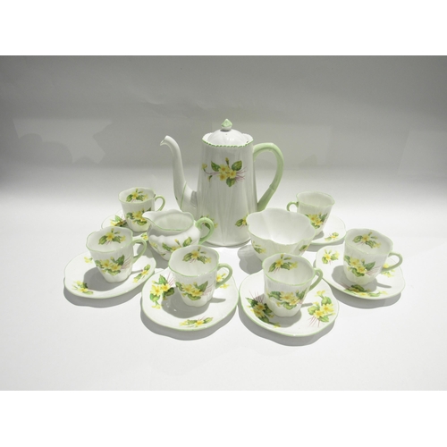 7731 - A Shelley porcelain Primrose tea set