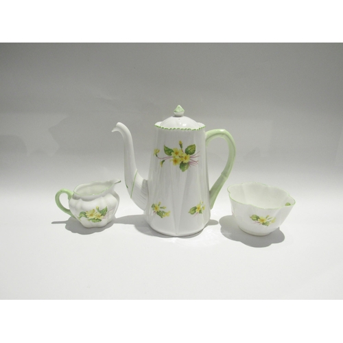 7731 - A Shelley porcelain Primrose tea set