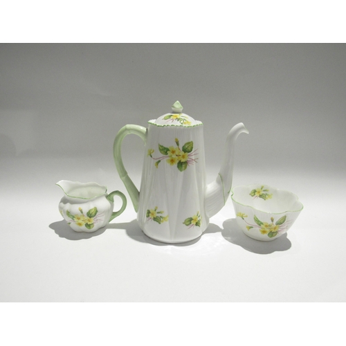 7731 - A Shelley porcelain Primrose tea set