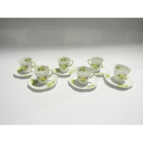 7731 - A Shelley porcelain Primrose tea set