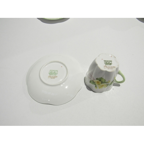 7731 - A Shelley porcelain Primrose tea set