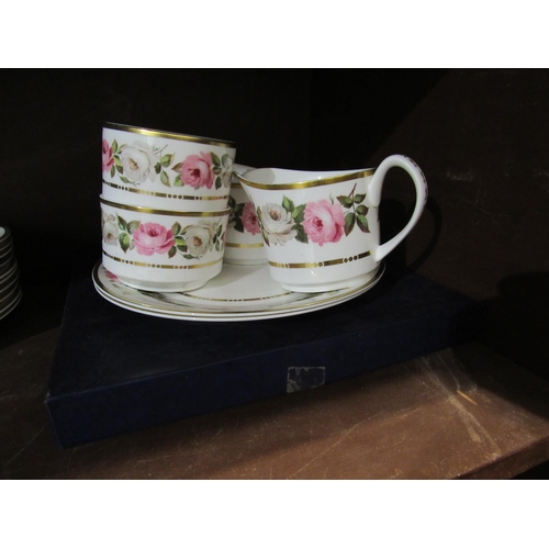 7129 - Royal Worcester 'Royal Garden' tea wares including sixteen cups, ten plates, sixteen small plates, s... 