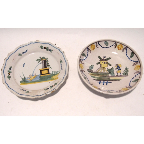 7183 - Late 18th Century French Faience revolution plate 