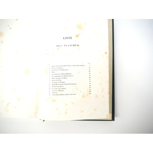 6379 - (India, Punjab – Travel of Russian Prince to Persia.) Prince Alexis Soltykoff: 'Voyage en Perse', Pa... 