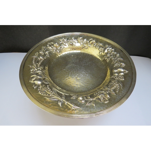 7389 - A silver gilt tazza, London 1908, marked Hamilton & Co, Calcutta, 18cm diameter, 357g