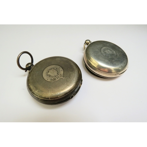 7391 - Two 19th Century pocket watches for restoration including London 1865           (E) £20-30