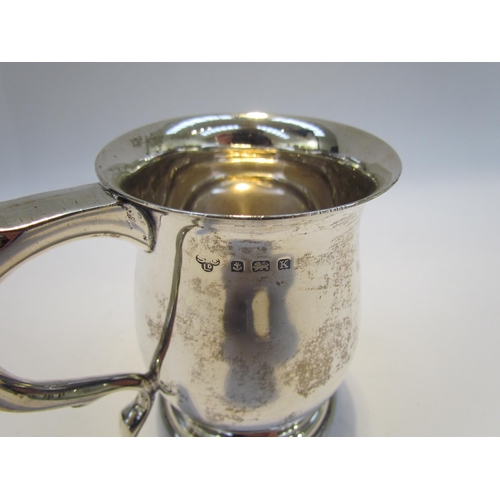 7420 - A Selfridge & Co Ltd. silver tankard, inscribed and dated 5.6.35, 40cm tall, Birmingham 1934, 230g