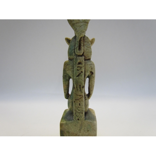 7424 - A finely detailed figure of the Egyptian god 'Anubis', 15cm tall