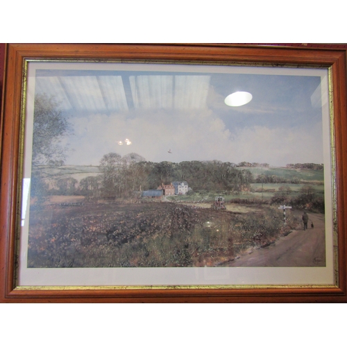 1065 - Two prints after Clive Madgwick of landscape scenes, framed and glazed, 50cm x 76cm image sizes