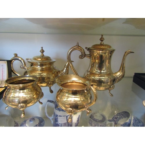 1098 - A plated four piece tea and coffee set